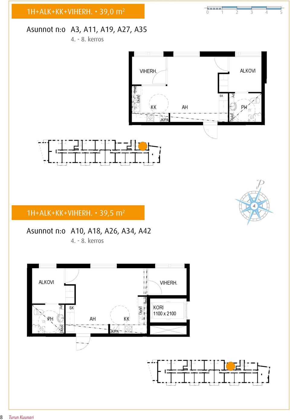 A35 4. - 8. kerros VIHERH.