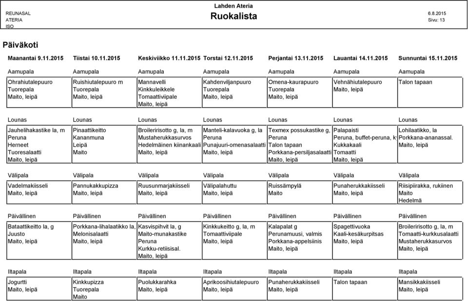 2015 Keskiviikko 11.