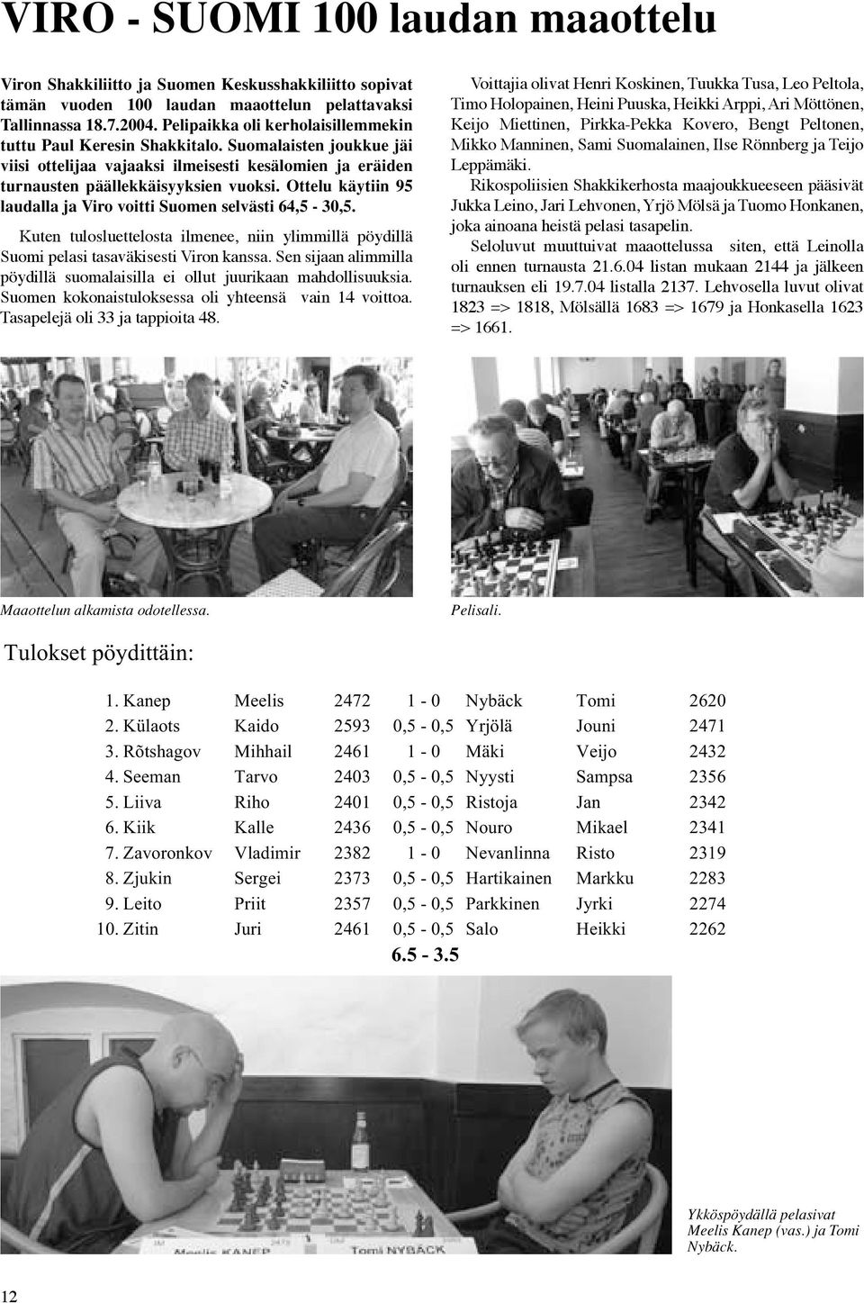 Pelipaikka oli kerholaisillemmekin Keijo Miettinen, Pirkka-Pekka Kovero, Bengt Peltonen, tuttu Paul Keresin Shakkitalo.