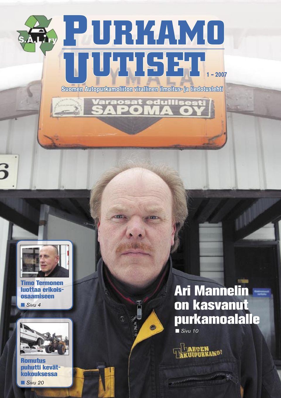 luottaa erikoisosaamiseen Sivu 4 Ari Mannelin on