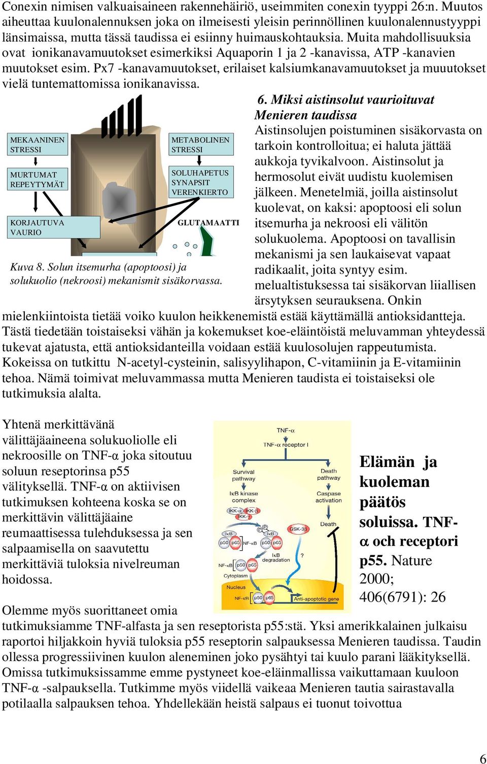 -nimisen kasvutekijän vaikutusta oireiden syntyyn.