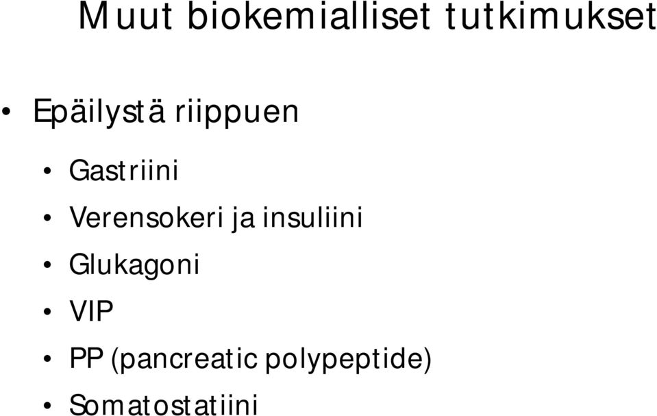 Verensokeri ja insuliini Glukagoni