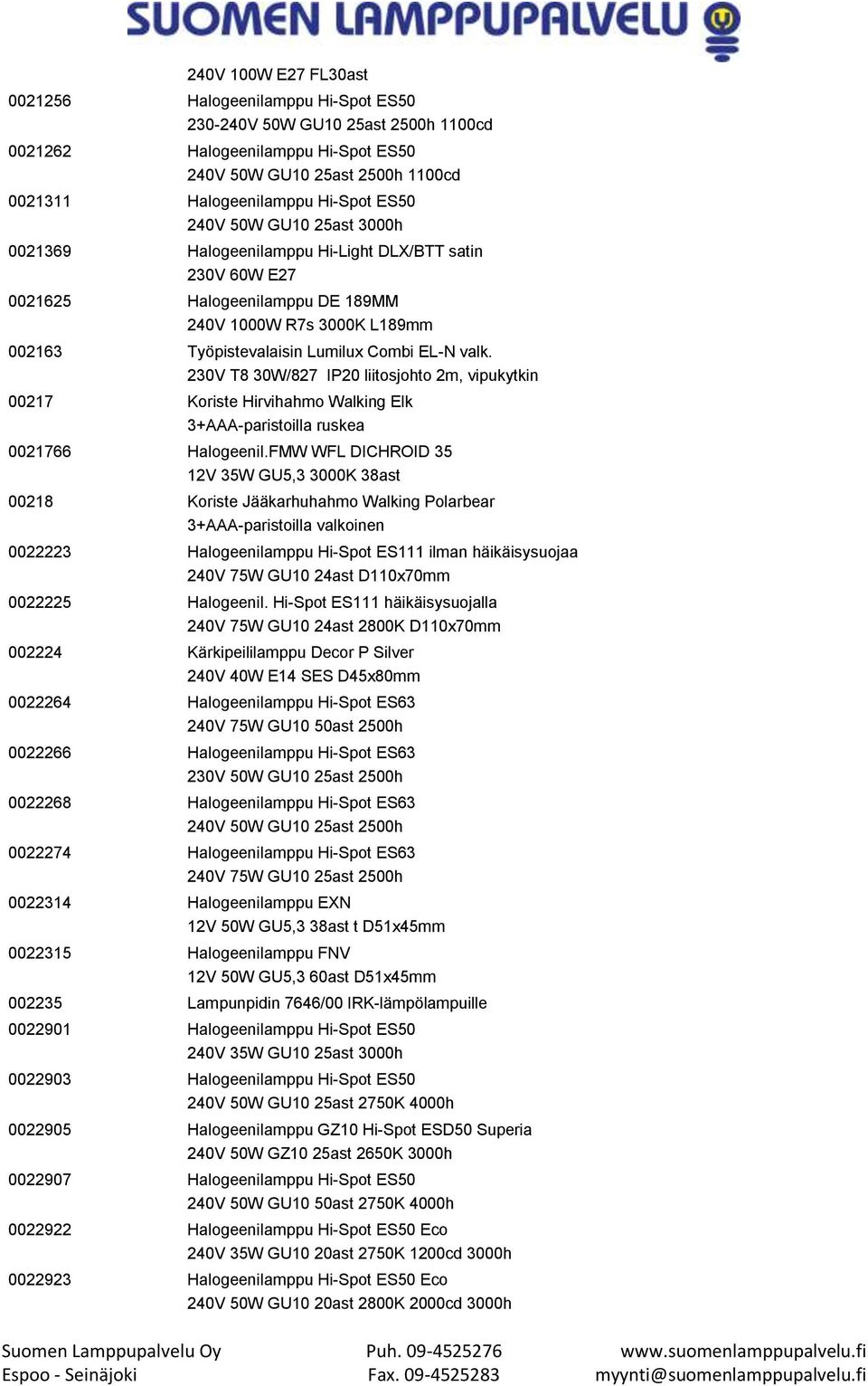 230V T8 30W/827 IP20 liitosjohto 2m, vipukytkin 00217 Koriste Hirvihahmo Walking Elk 3+AAA-paristoilla ruskea 0021766 Halogeenil.