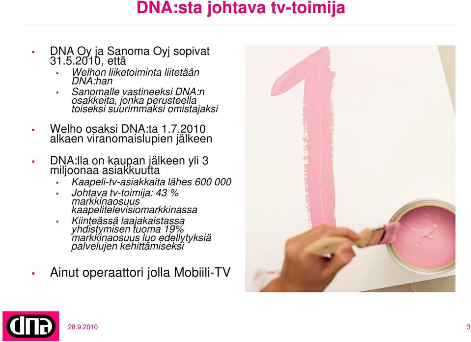 Welho osaksi DNA:ta 1.7.