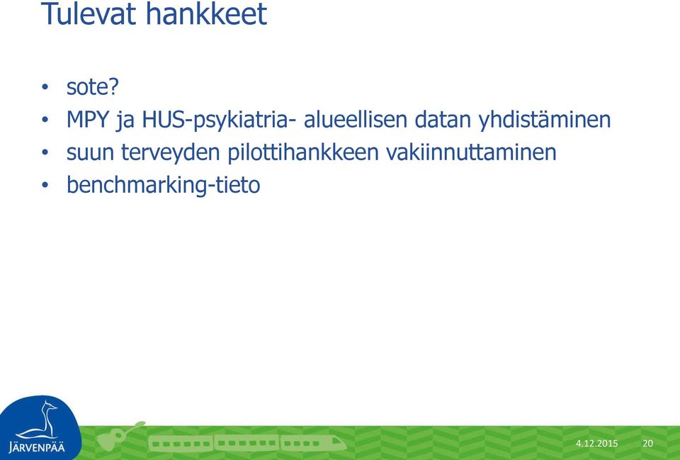 datan yhdistäminen suun terveyden