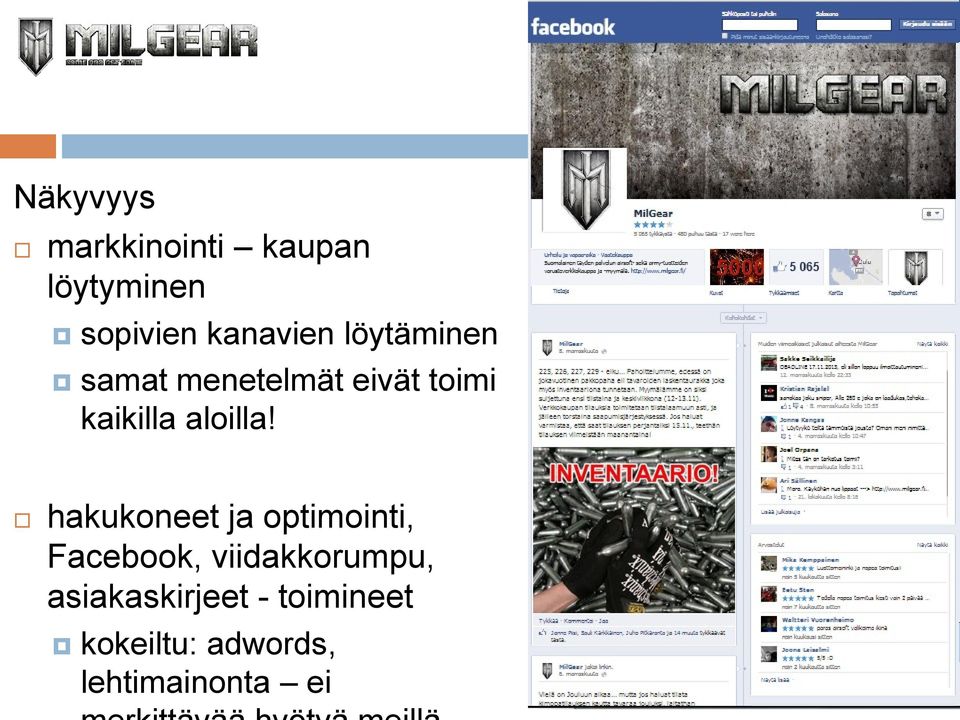 hakukoneet ja optimointi, Facebook, viidakkorumpu,