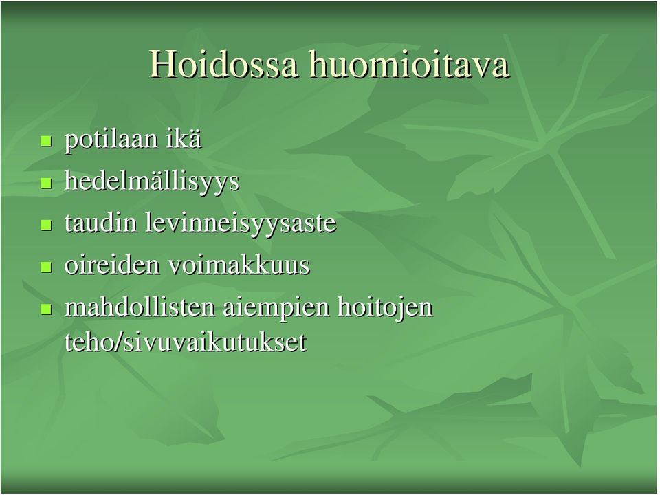 levinneisyysaste oireiden