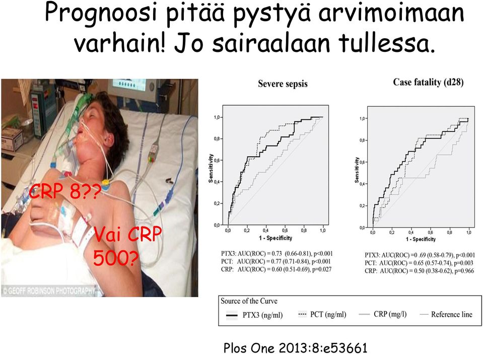 Jo sairaalaan tullessa.