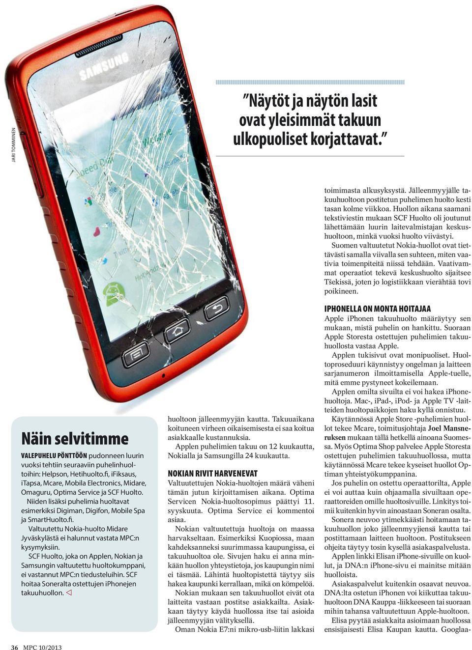 Kolmikko Puhelin suku puoli