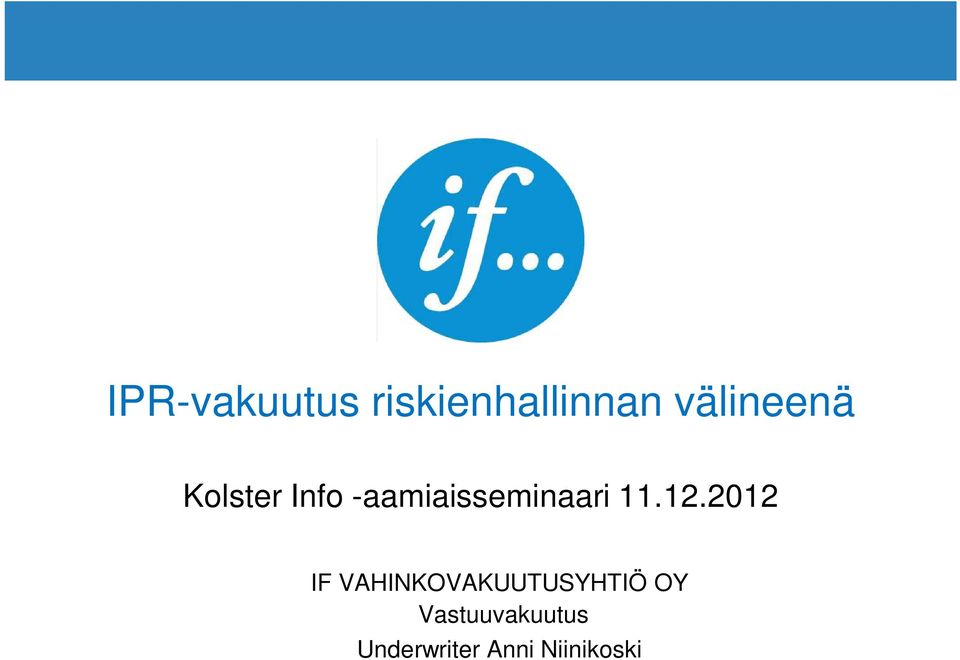 -aamiaisseminaari 11.12.