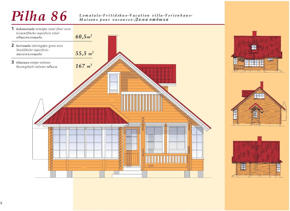 Gesamtfläche-superficie totalj,ofz gkjoflm 60,5m 2 2 kerrosala-våningsyta-gross