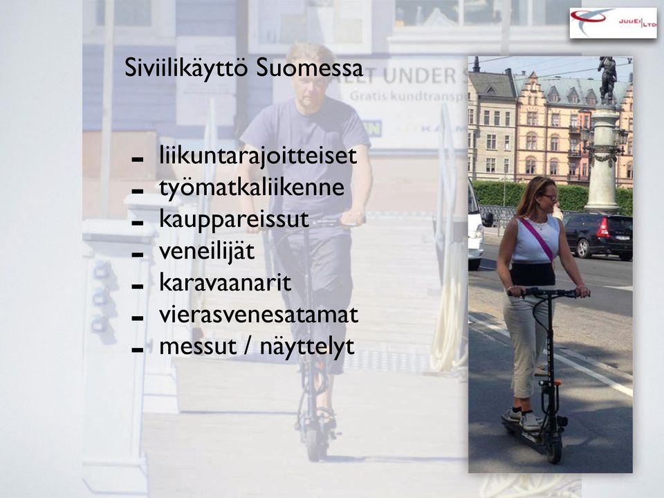 työmatkaliikenne - kauppareissut -