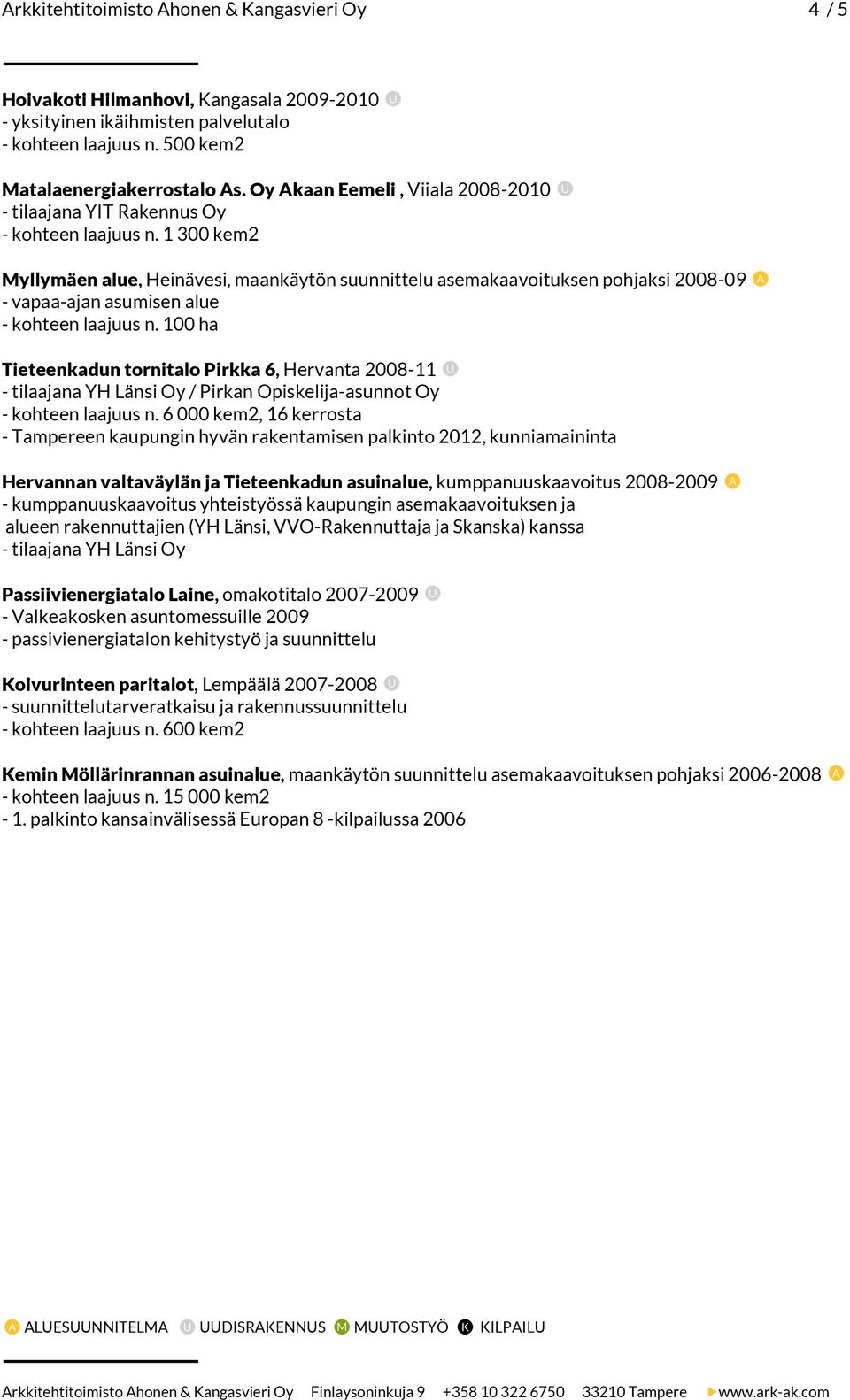 100 ha Tieteenkadun tornitalo Pirkka 6, Hervanta 2008-11 - tilaajana YH Länsi Oy / Pirkan Opiskelija-asunnot Oy - kohteen laajuus n.