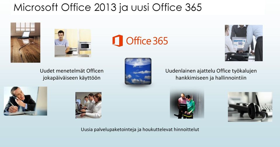 Uudenlainen ajattelu Office työkalujen hankkimiseen