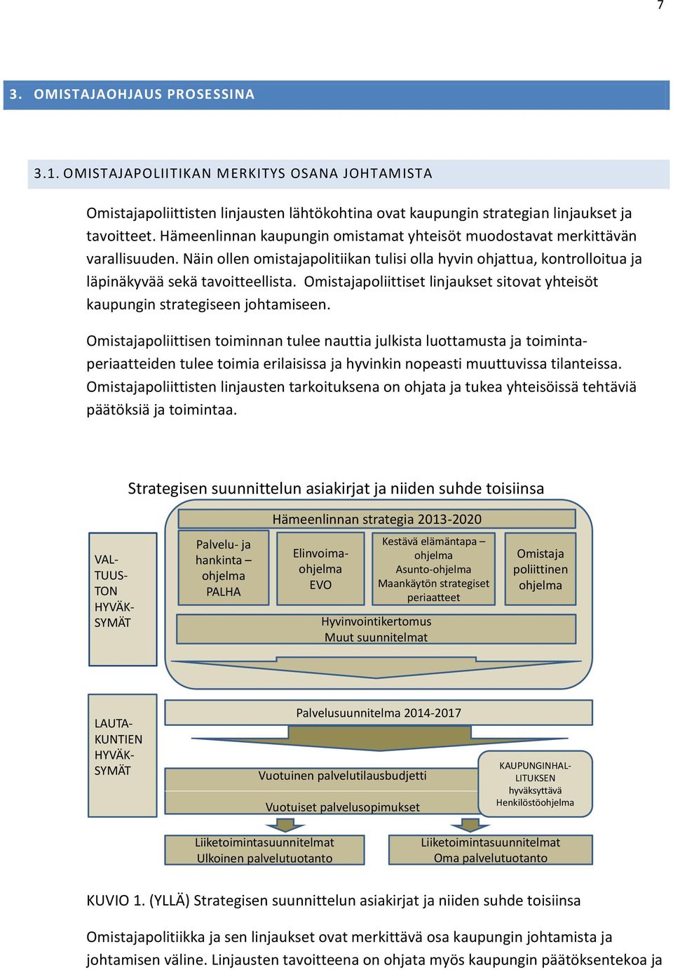 Omistajapoliittiset linjaukset sitovat yhteisöt kaupungin strategiseen johtamiseen.
