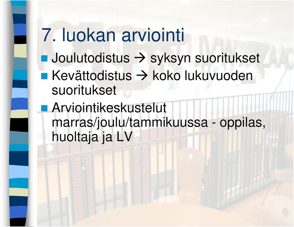 suoritukset Arviointikeskustelut