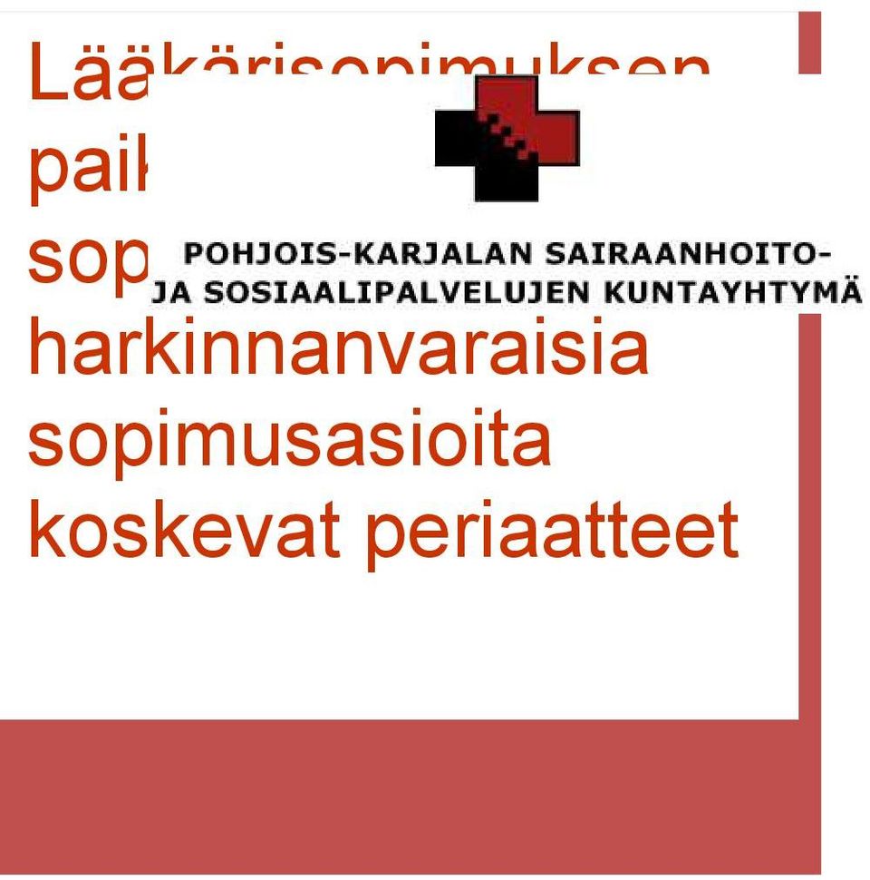 paikalliset sopimukset ja