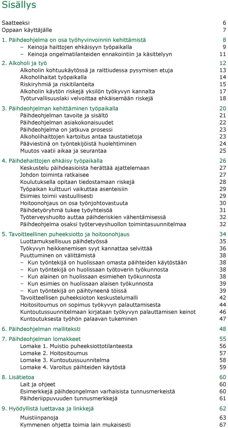 Työturvallisuuslaki velvoittaa ehkäisemään riskejä 18 3.