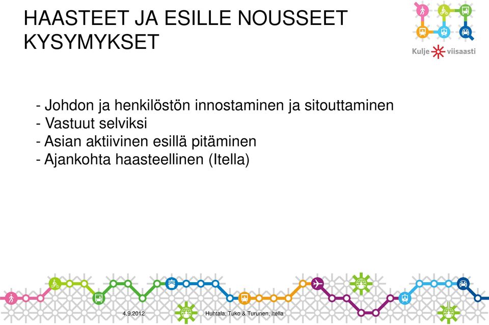 sitouttaminen - Vastuut selviksi - Asian