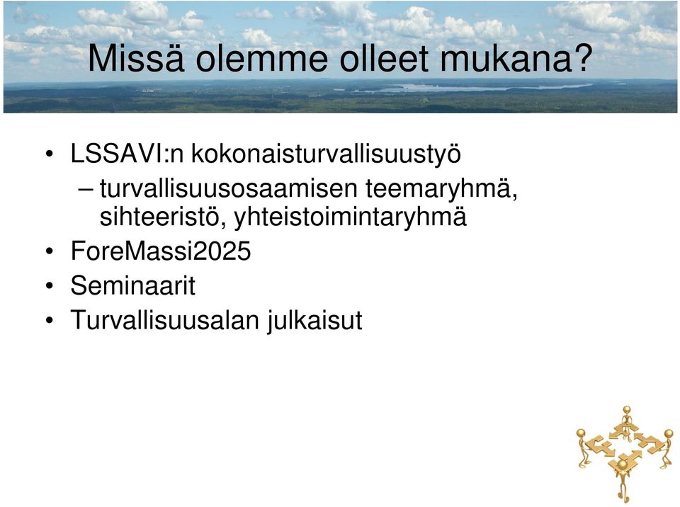 turvallisuusosaamisen teemaryhmä,