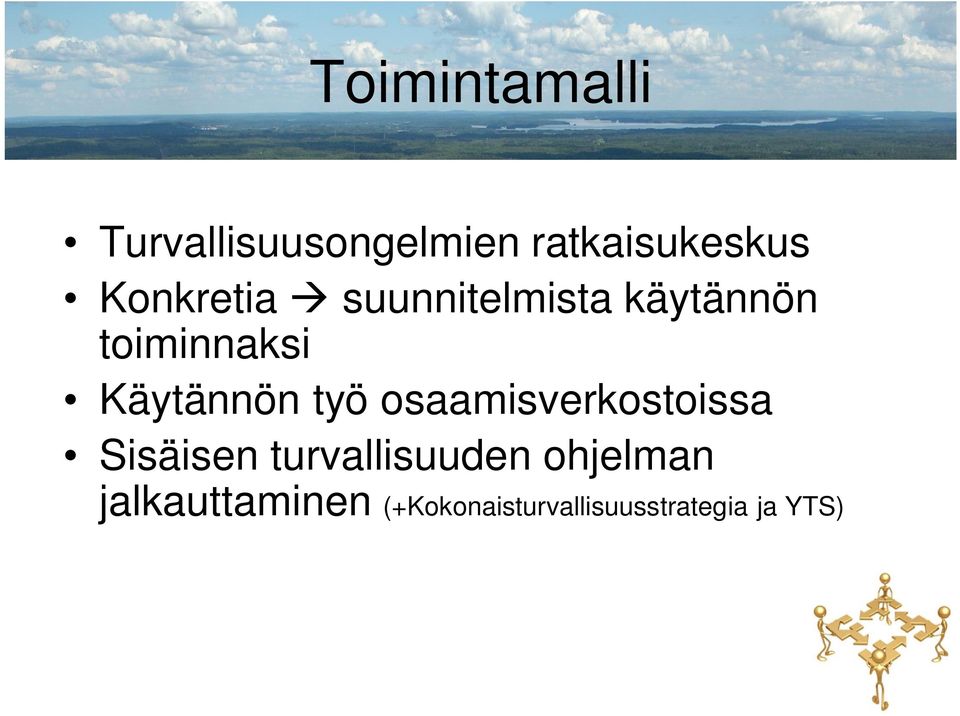 Käytännön työ osaamisverkostoissa Sisäisen