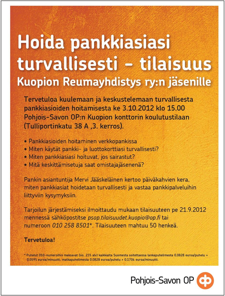 Miten pankkiasiasi hoituvat, jos sairastut? Mitä keskittämisetuja saat omistajajäsenenä?