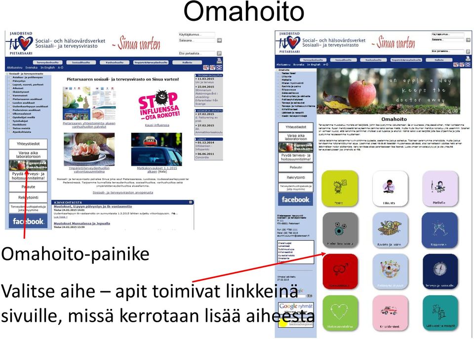 toimivat linkkeinä