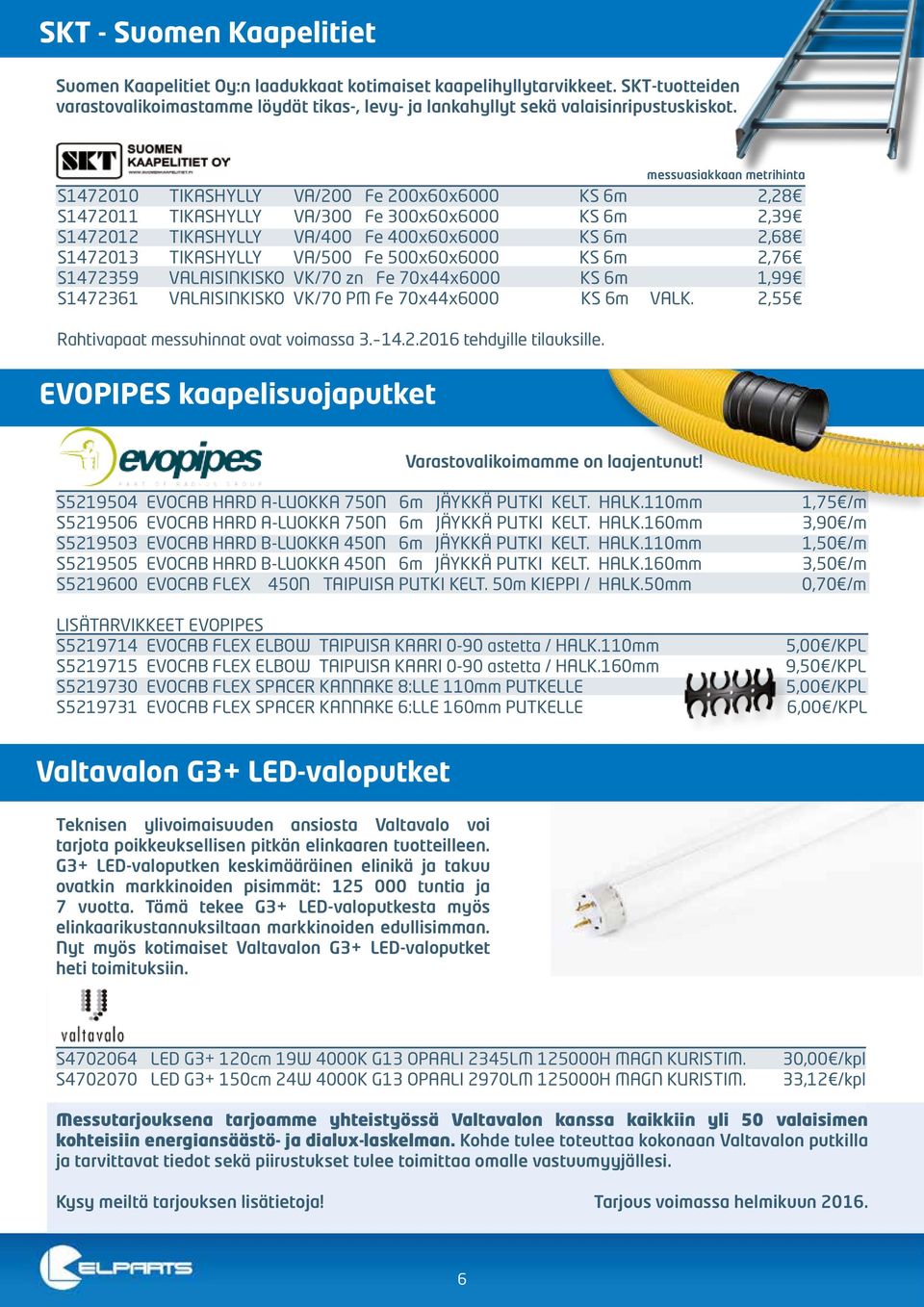 TIKASHYLLY VA/500 Fe 500x60x6000 KS 6m 2,76 S1472359 VALAISINKISKO VK/70 zn Fe 70x44x6000 KS 6m 1,99 S1472361 VALAISINKISKO VK/70 PM Fe 70x44x6000 KS 6m VALK.