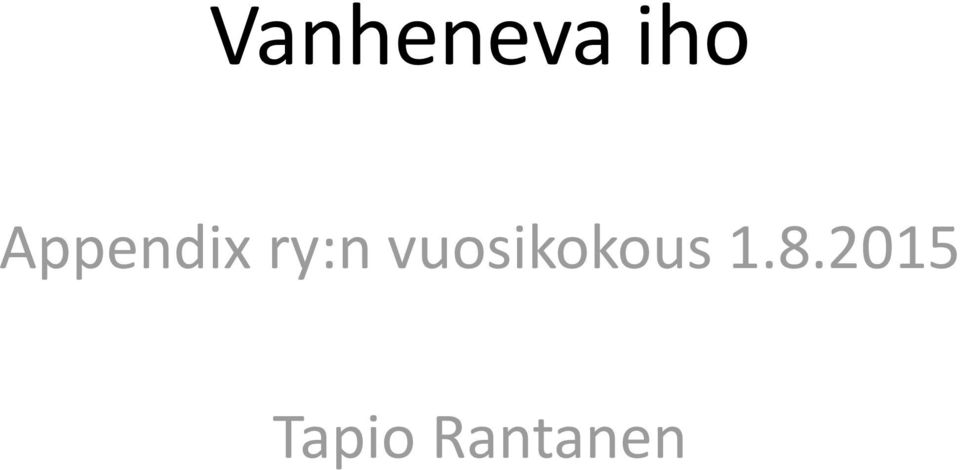 vuosikokous 1.8.