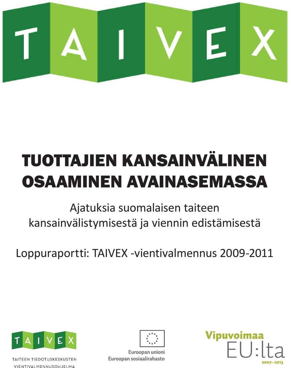 kansainvälistymisestä ja viennin
