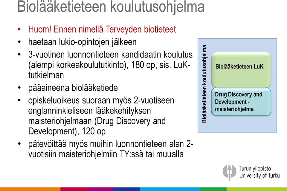 (alempi korkeakoulututkinto), 180 op, sis.