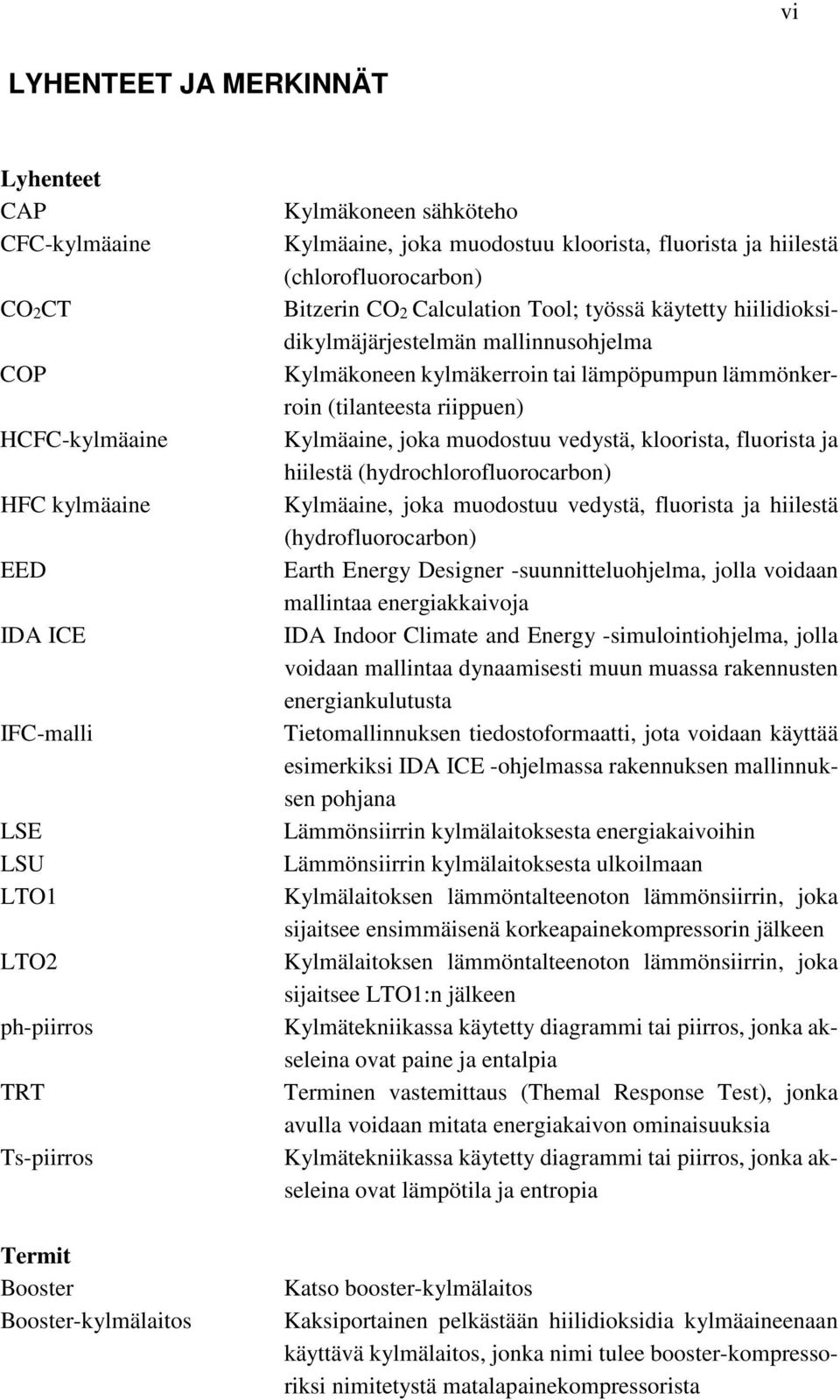 Kylmäkoneen kylmäkerroin tai lämpöpumpun lämmönkerroin (tilanteesta riippuen) Kylmäaine, joka muodostuu vedystä, kloorista, fluorista ja hiilestä (hydrochlorofluorocarbon) Kylmäaine, joka muodostuu