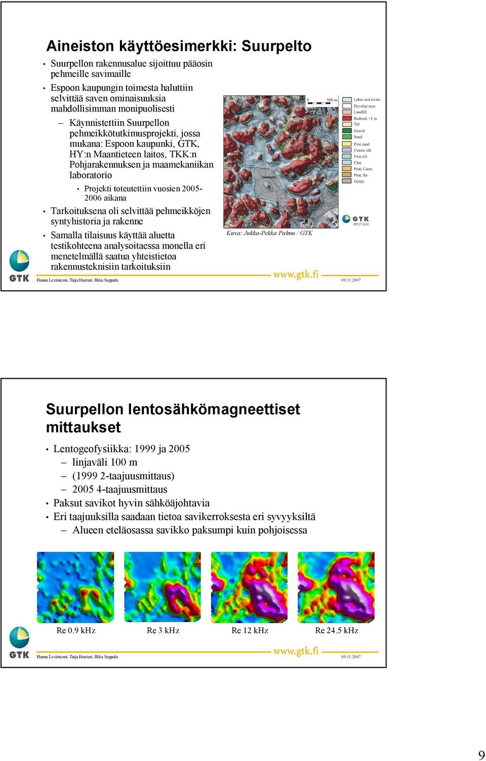 2005 2006 aikana Tarkoituksena oli selvittää pehmeikköjen syntyhistoria ja rakenne Samalla tilaisuus käyttää aluetta testikohteena analysoitaessa monella eri menetelmällä saatua yhteistietoa