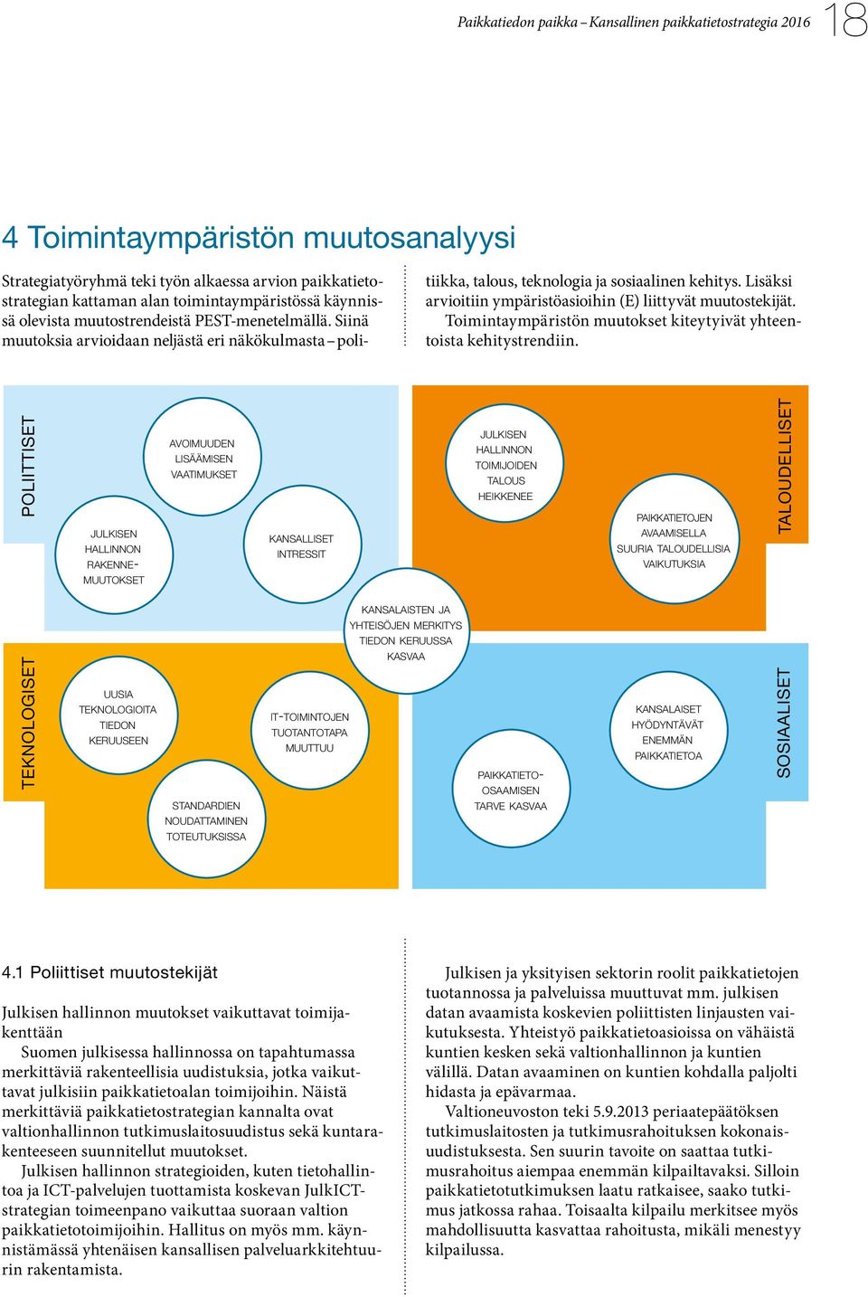 Toimintaympäristön muutokset kiteytyivät yhteentoista kehitystrendiin.