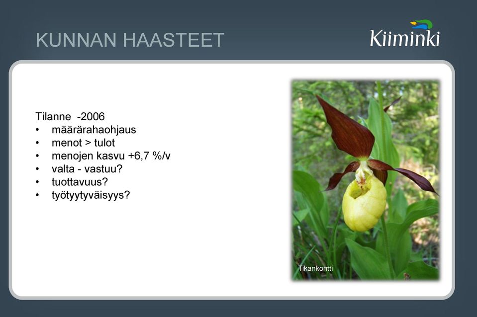 menojen kasvu +6,7 %/v valta -