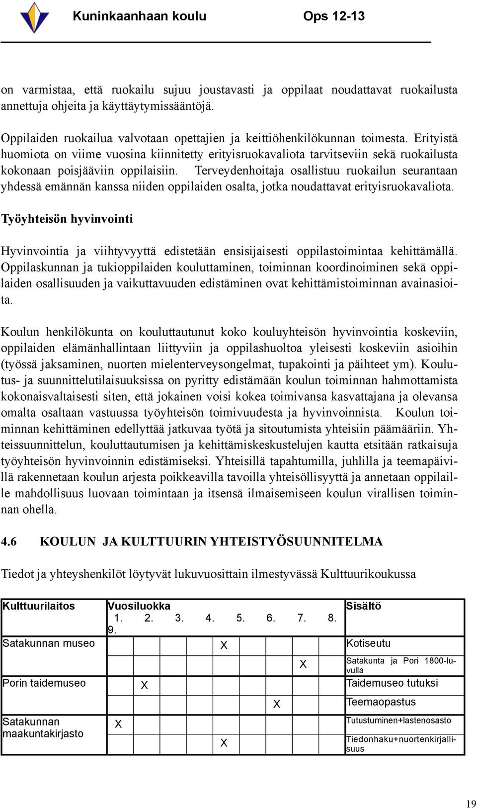 Terveydenhoitaja osallistuu ruokailun seurantaan yhdessä emännän kanssa niiden oppilaiden osalta, jotka noudattavat erityisruokavaliota.