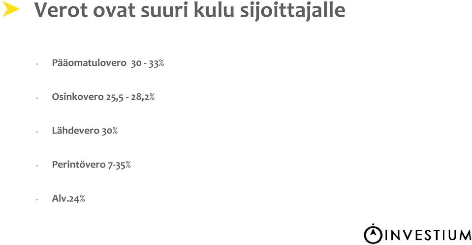 30 33% Osinkovero 25,5 28,2%