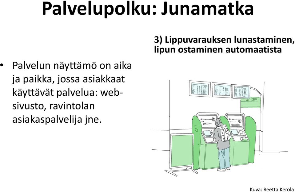 ravintolan asiakaspalvelija jne.