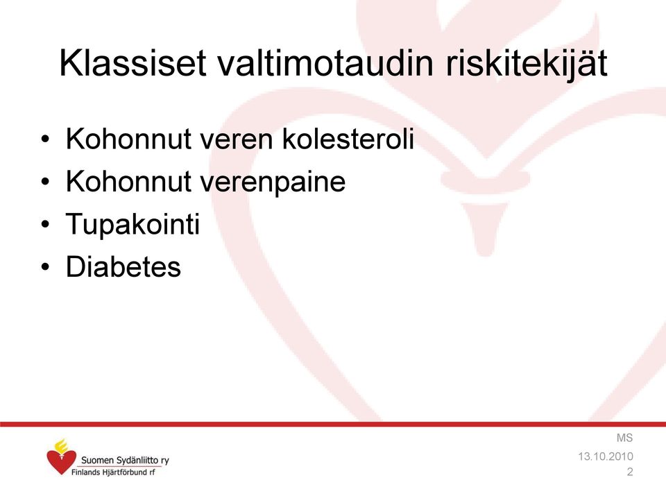 kolesteroli Kohonnut