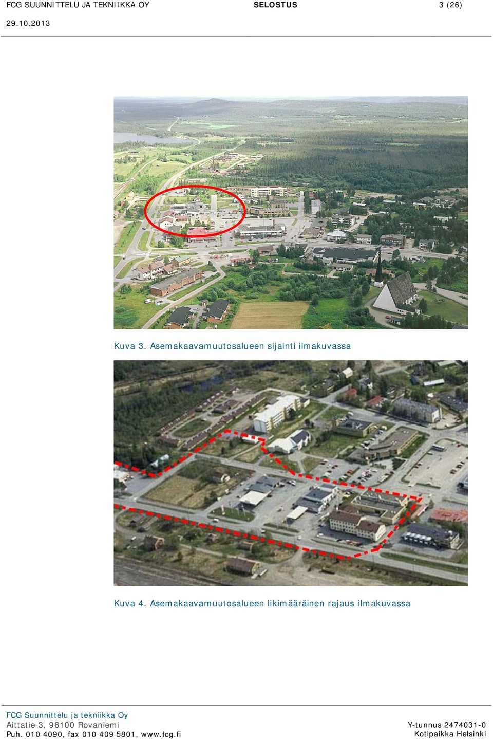 Asemakaavamuutosalueen sijainti