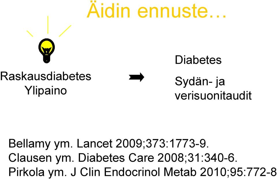 Lancet 2009;373:1773-9. Clausen ym.