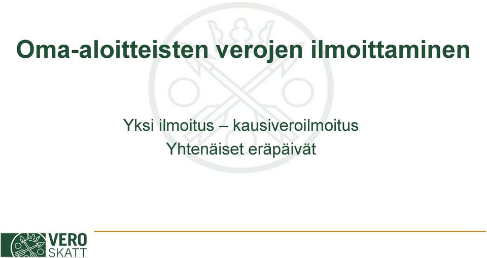 Yksi ilmoitus