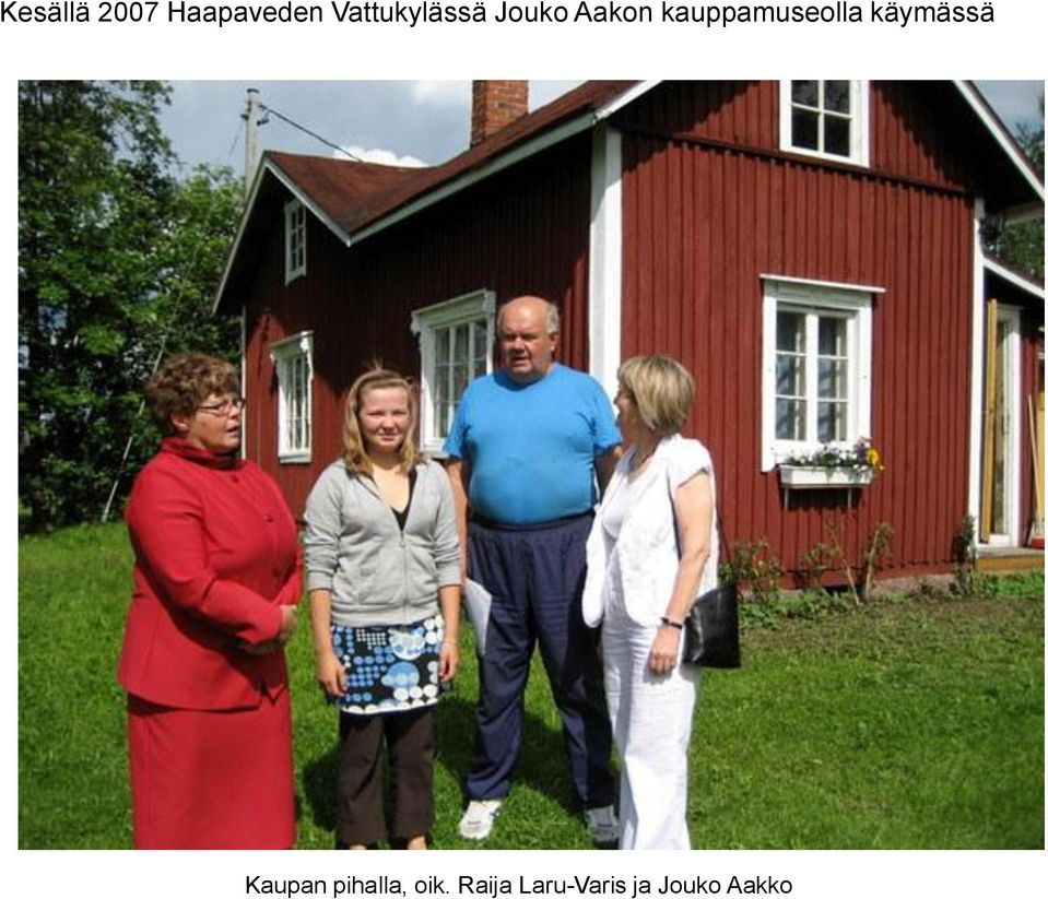 kauppamuseolla käymässä Kaupan