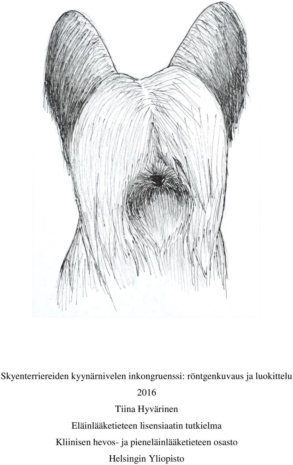 Eläinlääketieteen lisensiaatin tutkielma Kliinisen