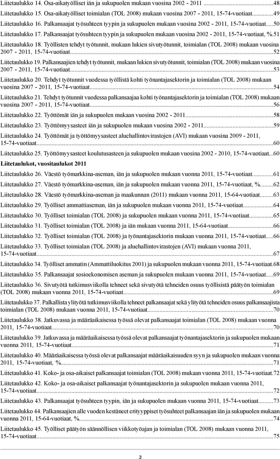 tehdyt työtunnit, mukaan lukien sivutyötunnit, toimialan (TOL 200) mukaan vuosina 2007 -, 1-7-vuotiaat2 Liitetaulukko 1 Palkansaajien tehdyt työtunnit, mukaan lukien sivutyötunnit, toimialan (TOL