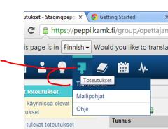 3 Mallipohjan tietojen hakeminen toteutukselle. Työnsuunnittelu ( Vuosisuunnittelu) kertoo mitä opintojaksoja opettajat opettavat.