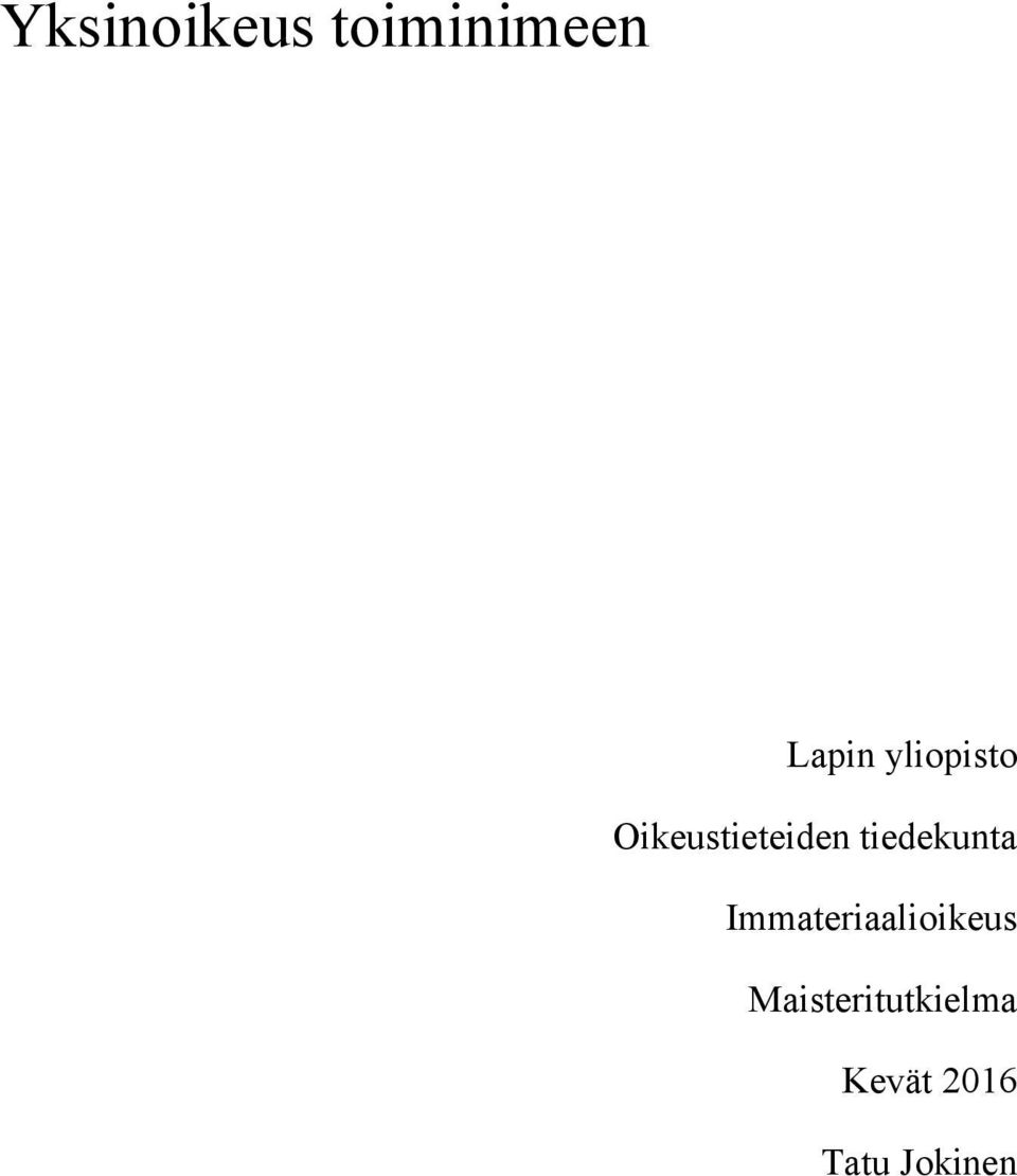 vuodelta yksinoikeudella suhde