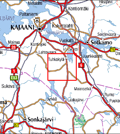 Liite 1 Järvien sijainti TALVILAHTI KOLMISOPPI KALLIOJÄRVI KIVIJÄRVI Mittakaava 1:100000 0