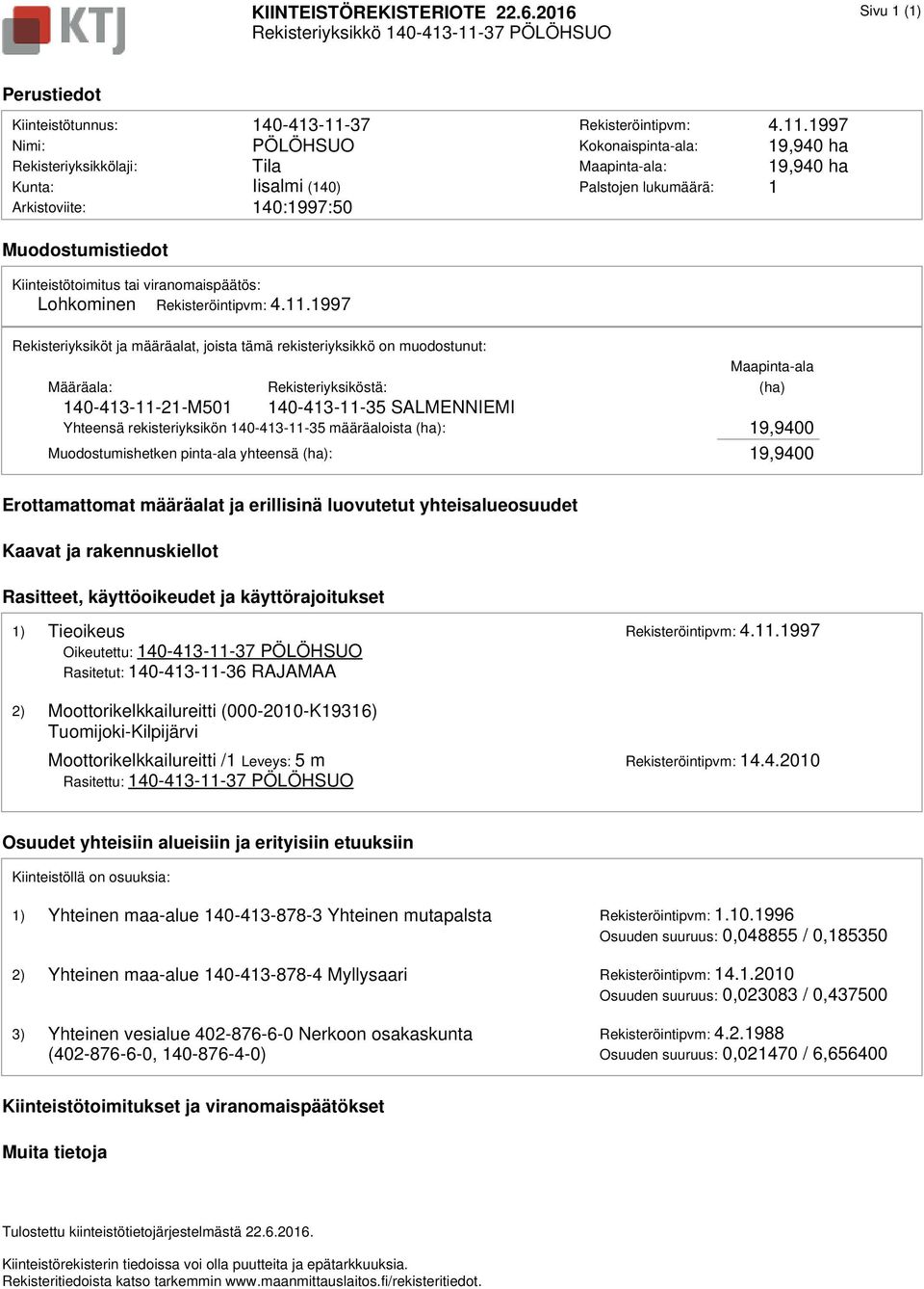 Rekisteröintipvm: 4.11.