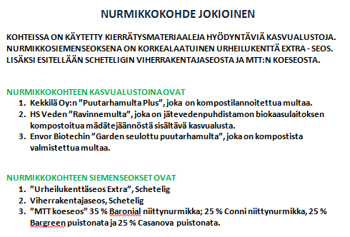 Vihreäpeittävyys Jokioisten nurmikkokohteessa 2011-2014 Kasvualustan vaikutus oli merkitsevä (P 0.